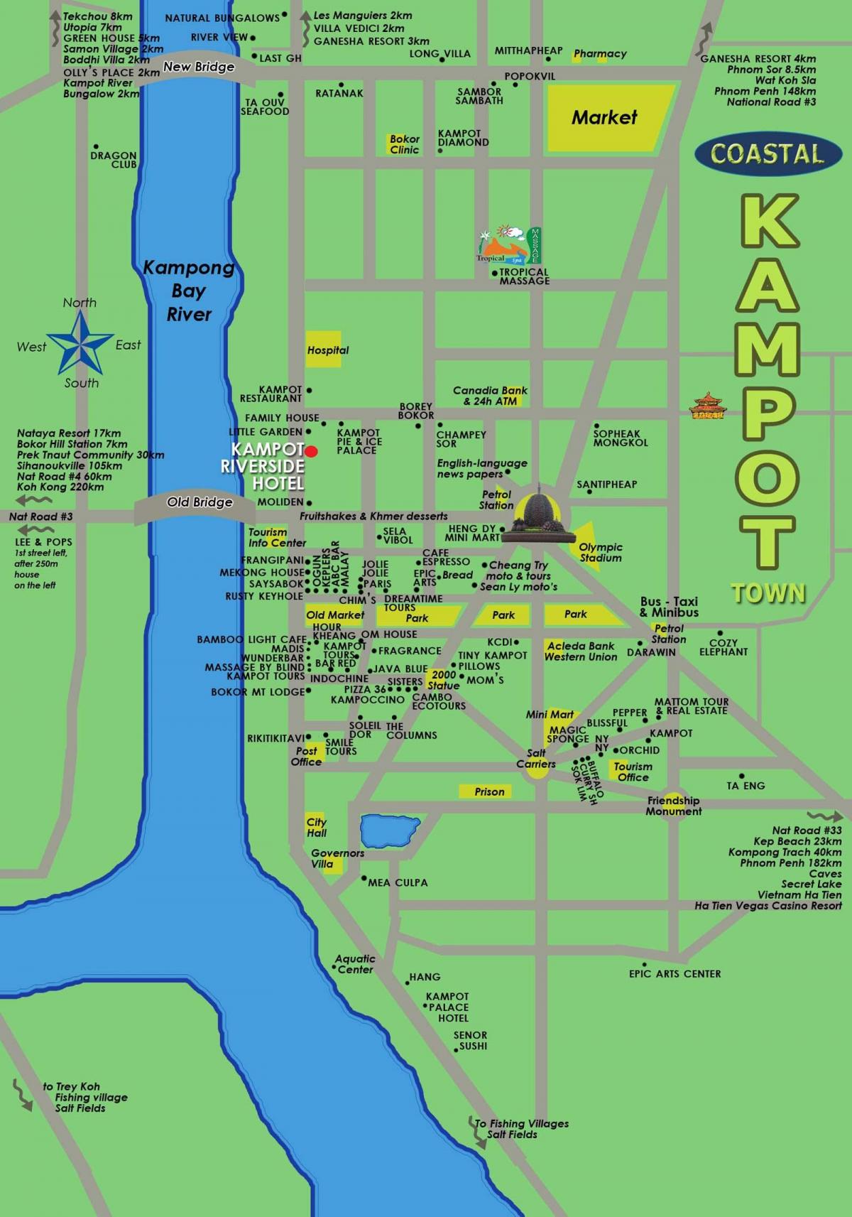מפה של kampot קמבודיה