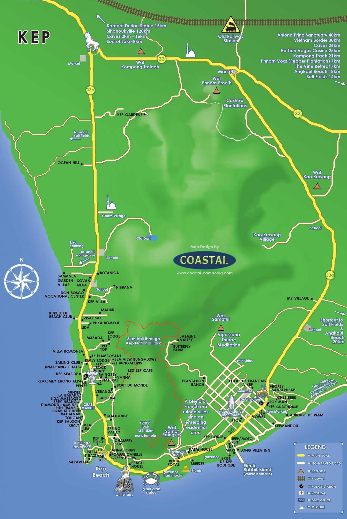 מפה של קפ קמבודיה